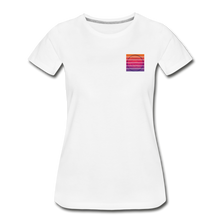 Load image into Gallery viewer, Simplified and Sassy Women’s Premium Organic T-Shirt - white
