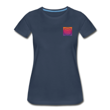 Load image into Gallery viewer, Simplified and Sassy Women’s Premium Organic T-Shirt - navy