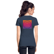 Load image into Gallery viewer, Simplified and Sassy Women’s Premium Organic T-Shirt - navy
