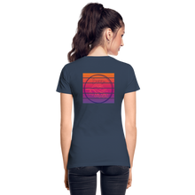 Load image into Gallery viewer, Simplified and Sassy Women’s Premium Organic T-Shirt - navy