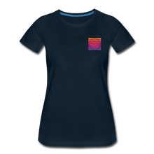 Load image into Gallery viewer, Simplified and Sassy Women’s Premium Organic T-Shirt - deep navy