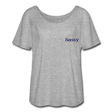 Load image into Gallery viewer, Women’s Flowy T-Shirt - heather gray