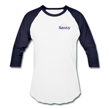 Load image into Gallery viewer, Support Squad Baseball T-Shirt - white/navy