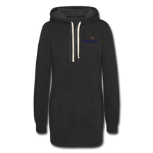 Load image into Gallery viewer, Simplified and Sassy Women's Hoodie Dress - heather black