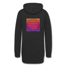 Load image into Gallery viewer, Simplified and Sassy Women's Hoodie Dress - heather black