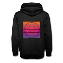 Load image into Gallery viewer, Sassy Shawl Collar Hoodie - black
