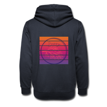 Load image into Gallery viewer, Sassy Shawl Collar Hoodie - navy