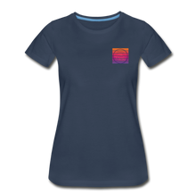 Load image into Gallery viewer, Simplified and Sassy Women’s Premium Organic T-Shirt - navy

