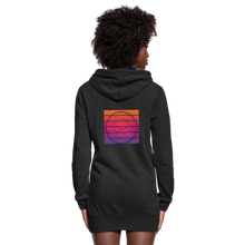 Load image into Gallery viewer, Simplified and Sassy Women&#39;s Hoodie Dress - heather black
